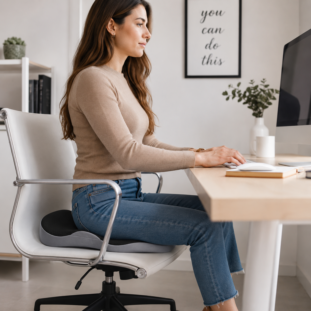 Klarivo ComfortSeat Pro™ Cojín ergonómico premium