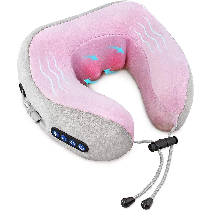 Klarivo™ | Almohada Cervical Masajeadora con Calor Terapéutico