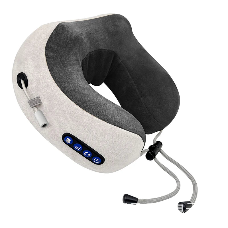 Klarivo™ | Almohada Cervical Masajeadora con Calor Terapéutico